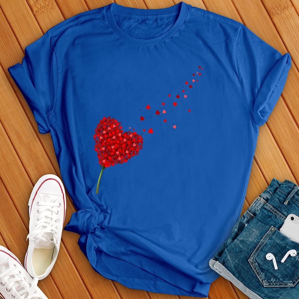 Rose Hearts Tee - Love Tees