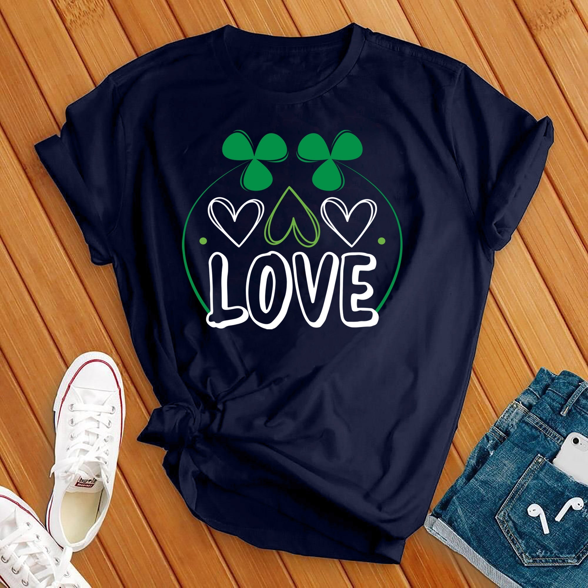 Saint Patrick's Day Love Luck Tee - Love Tees