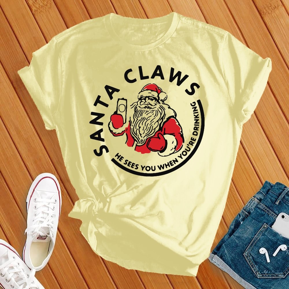 Santa Claws This Christmas T-shirt - Love Tees