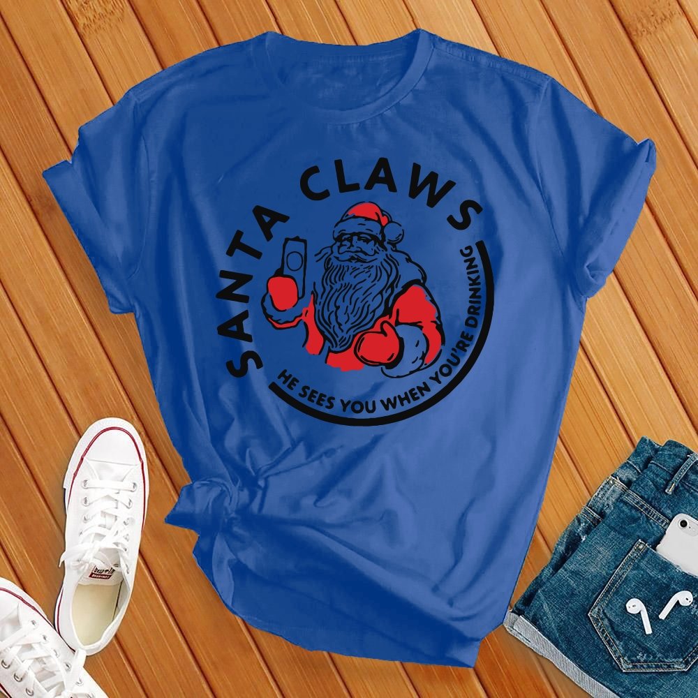 Santa Claws This Christmas T-shirt - Love Tees