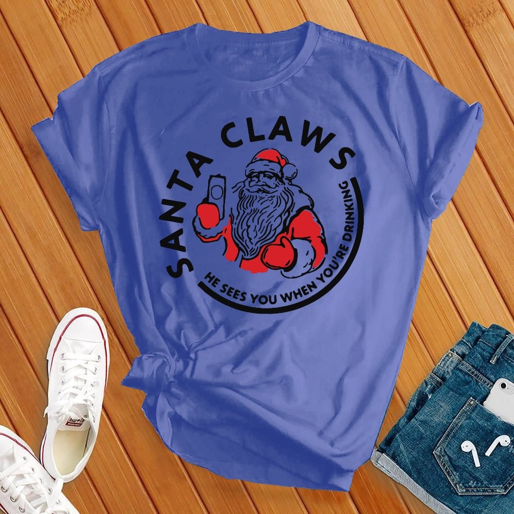 Santa Claws This Christmas T-shirt - Love Tees