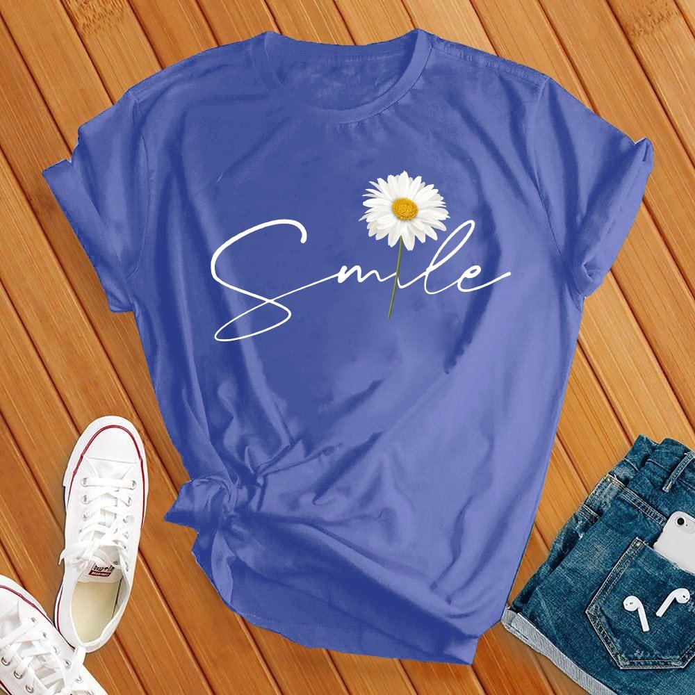 Smile Daisy Flower Tee - Love Tees