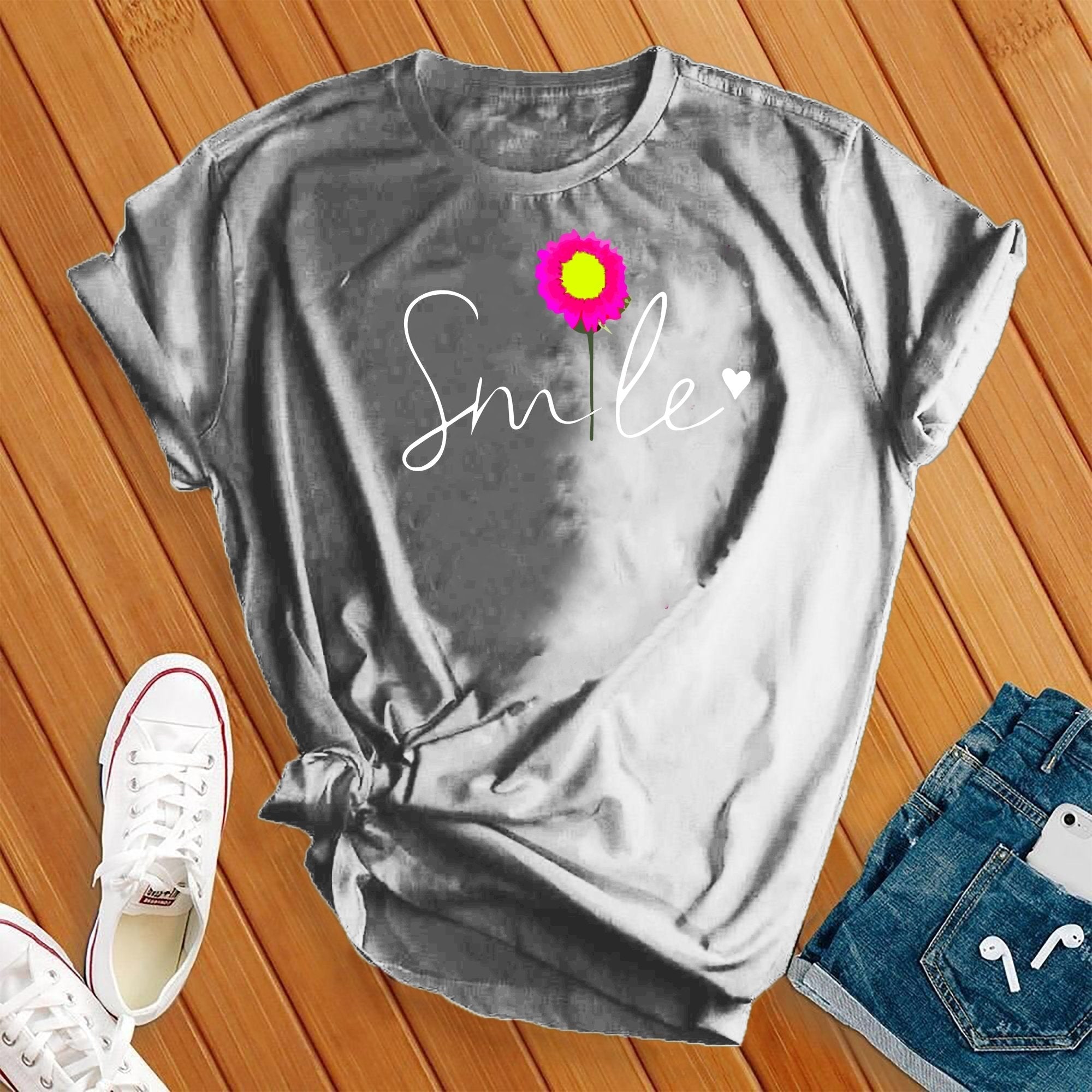 Smile Flower Tee - Love Tees