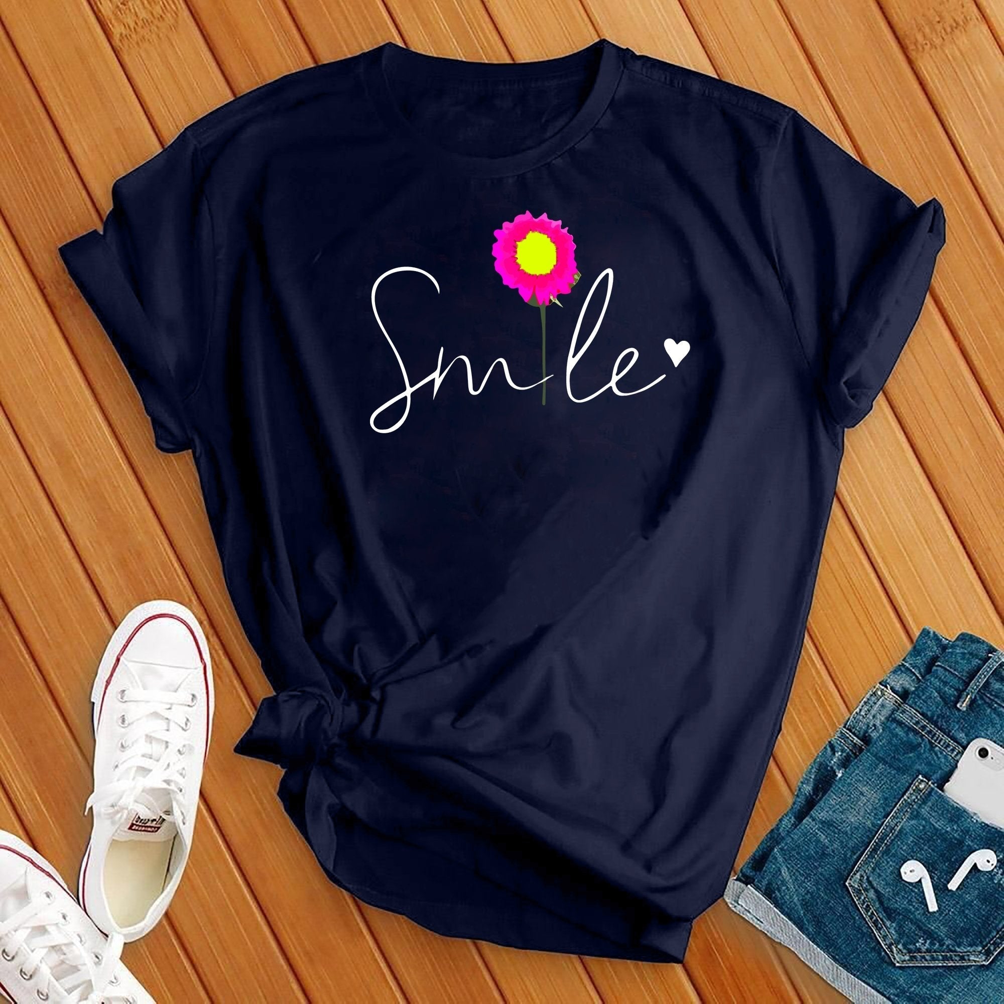 Smile Flower Tee - Love Tees