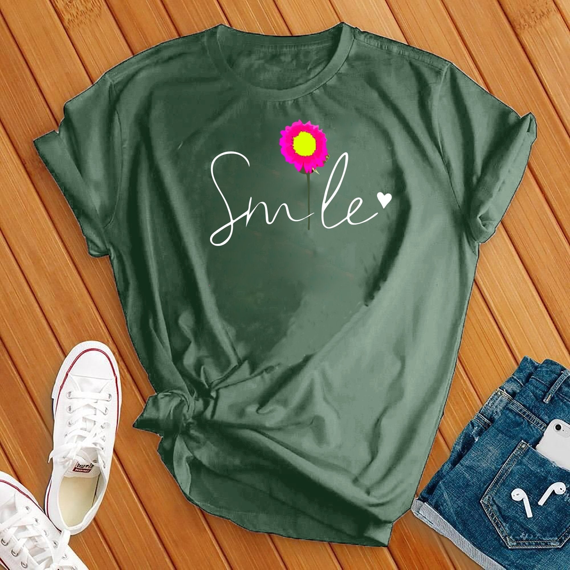 Smile Flower Tee - Love Tees