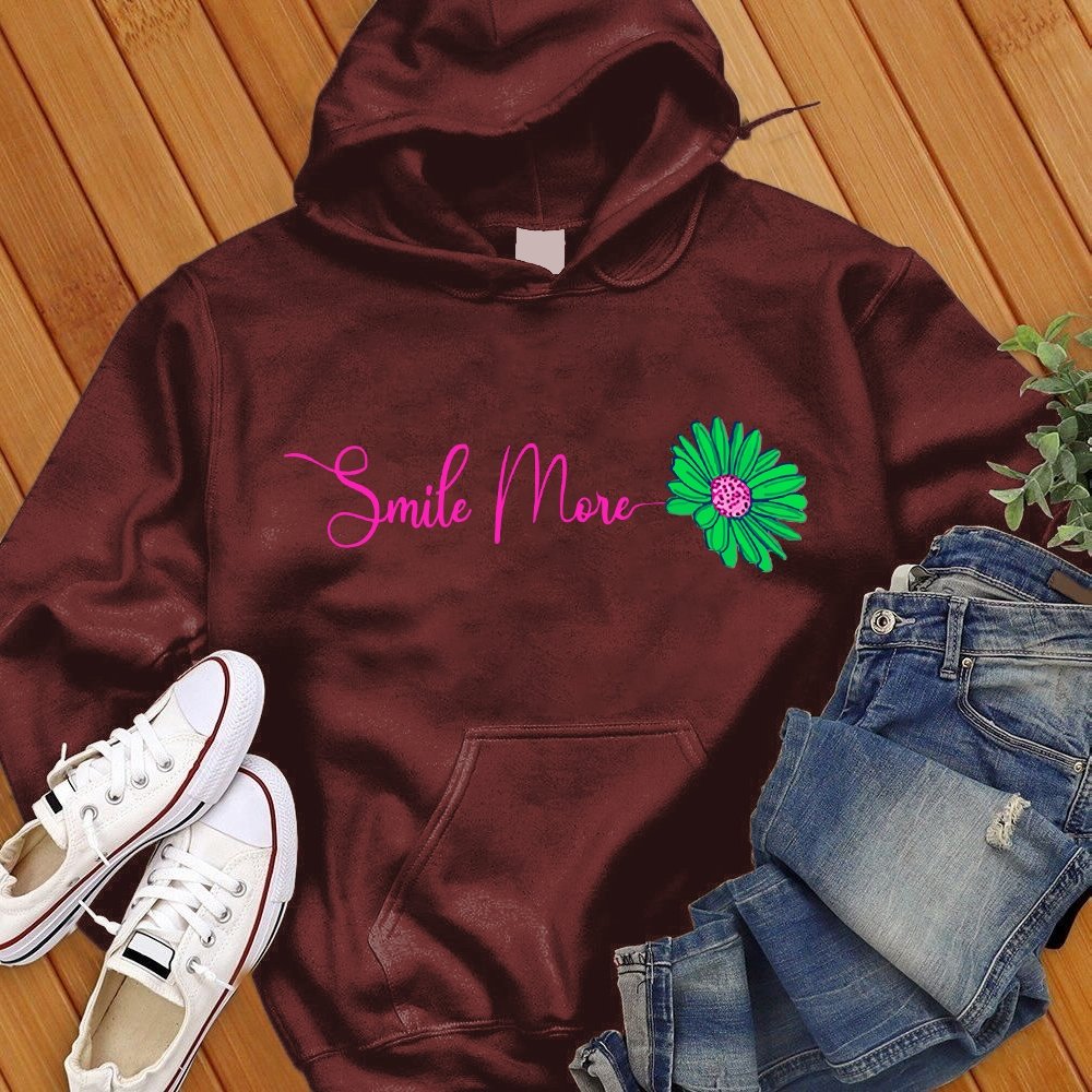 Smile More Daisy Sweatshirt - Love Tees