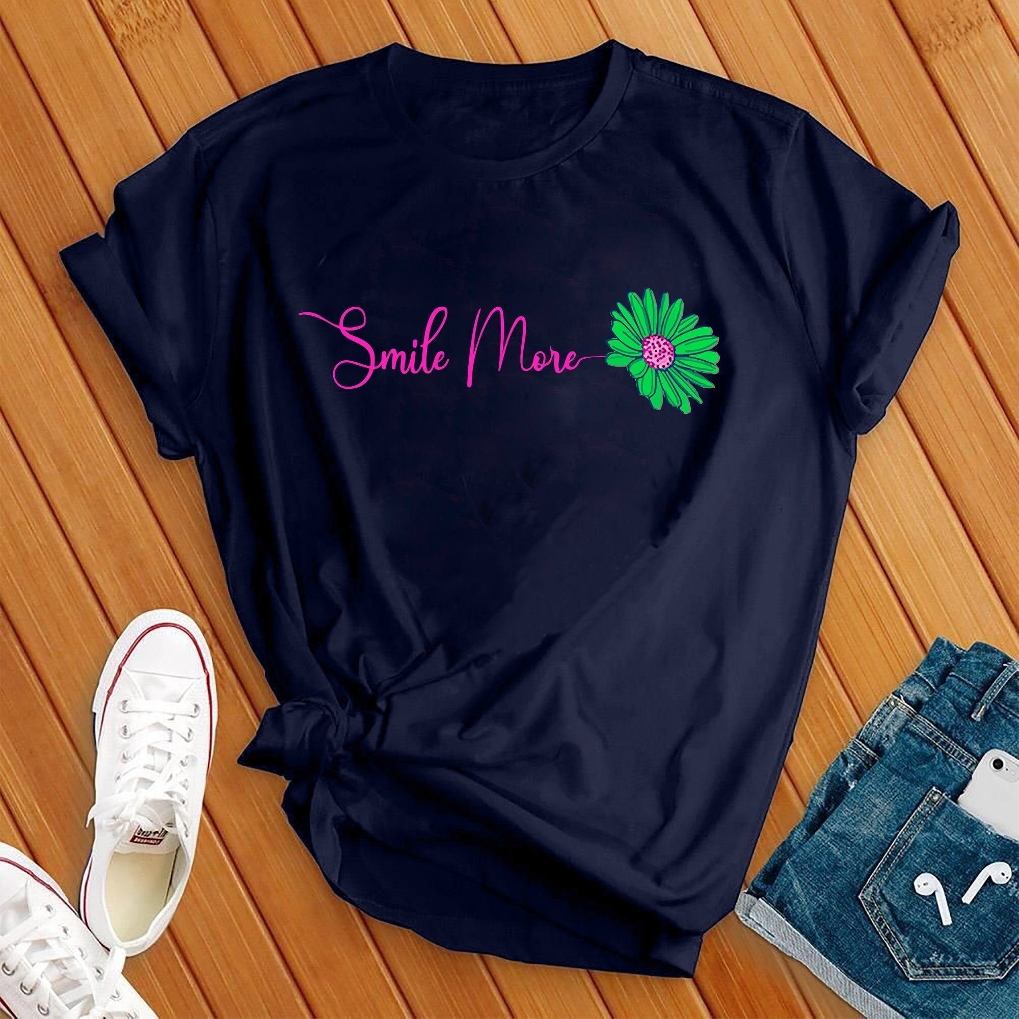 Smile More Daisy Tee - Love Tees