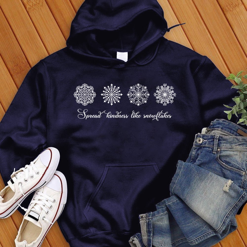 Spread Kindness Like Snowflakes Hoodie - Love Tees