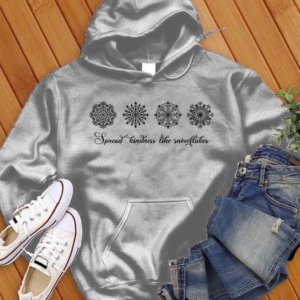 Spread Kindness Like Snowflakes Hoodie - Love Tees