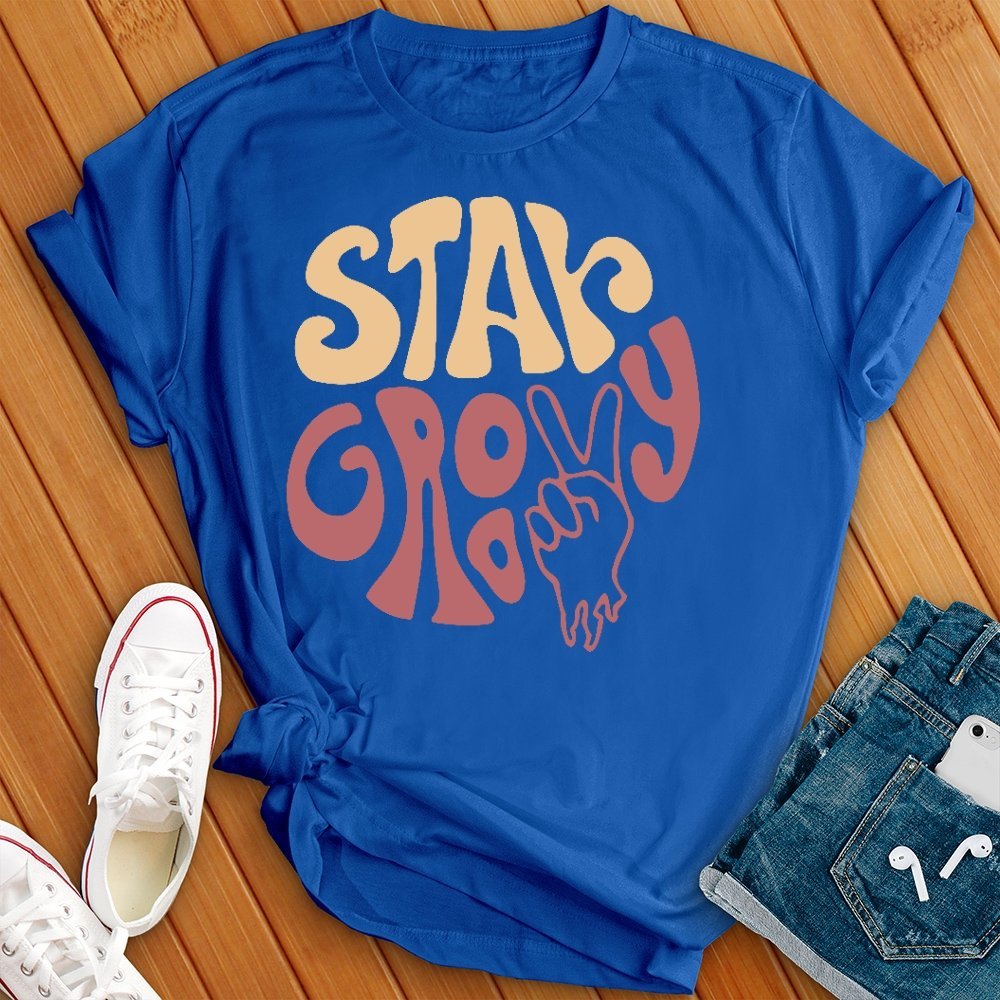 Stay Groovy Hippie T- Shirt - Love Tees