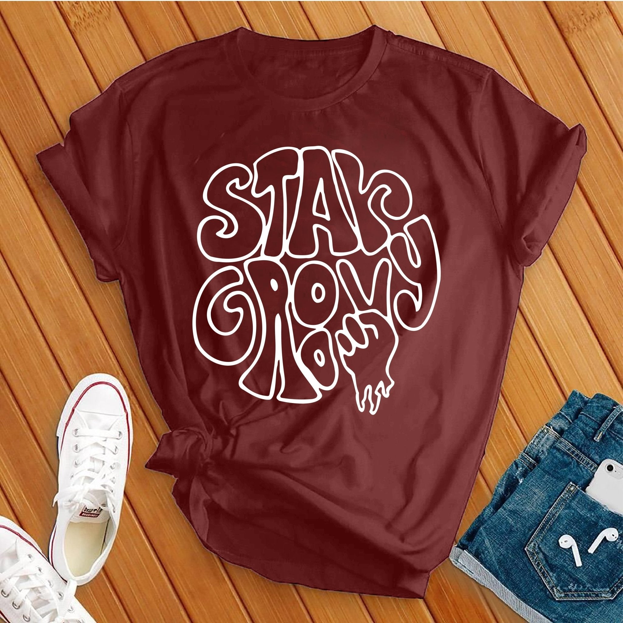 Stay Groovy Peace Tee - Love Tees