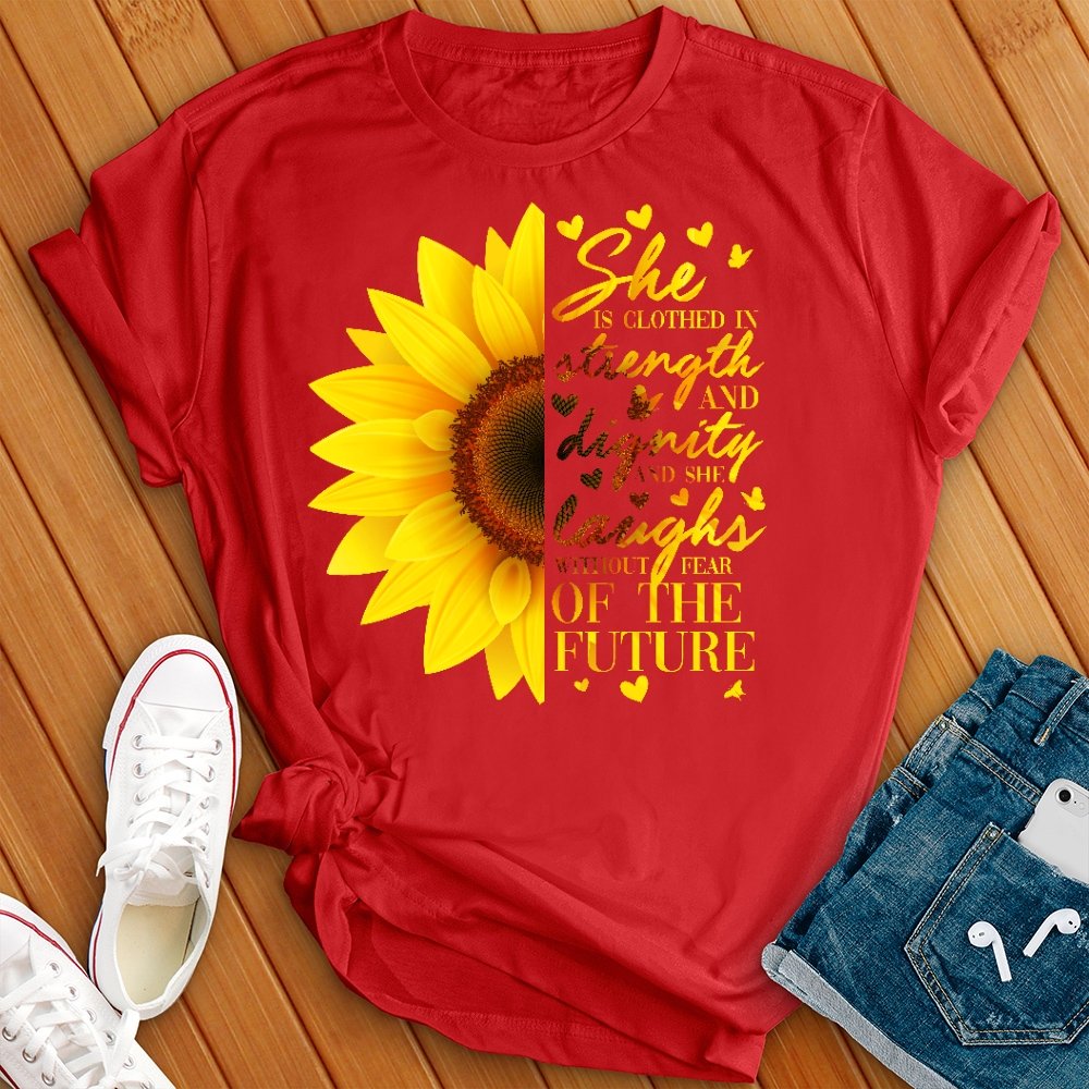 Strength & Dignity Sunflower Tee - Love Tees