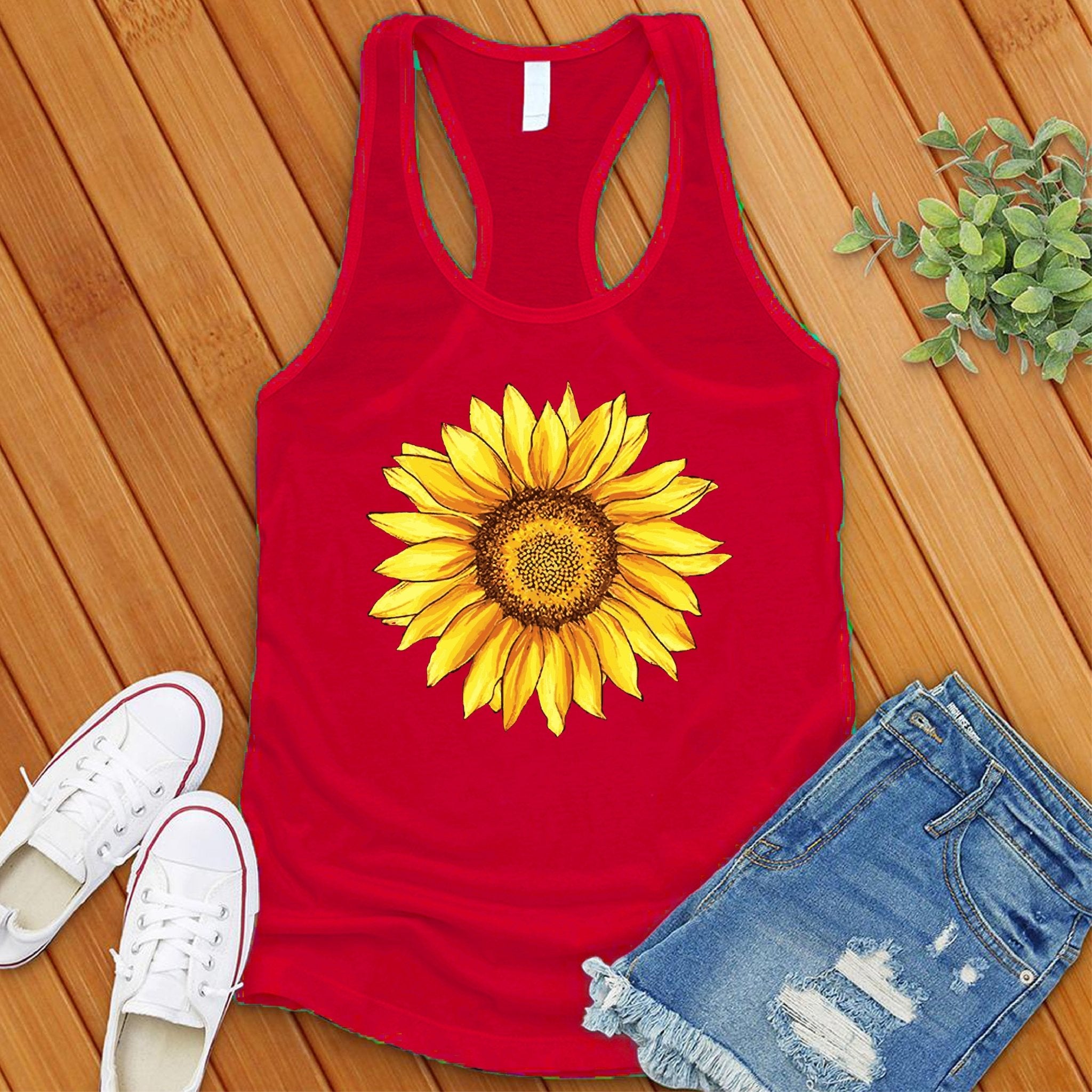 Sunflower Women's Tank Top - Love Tees