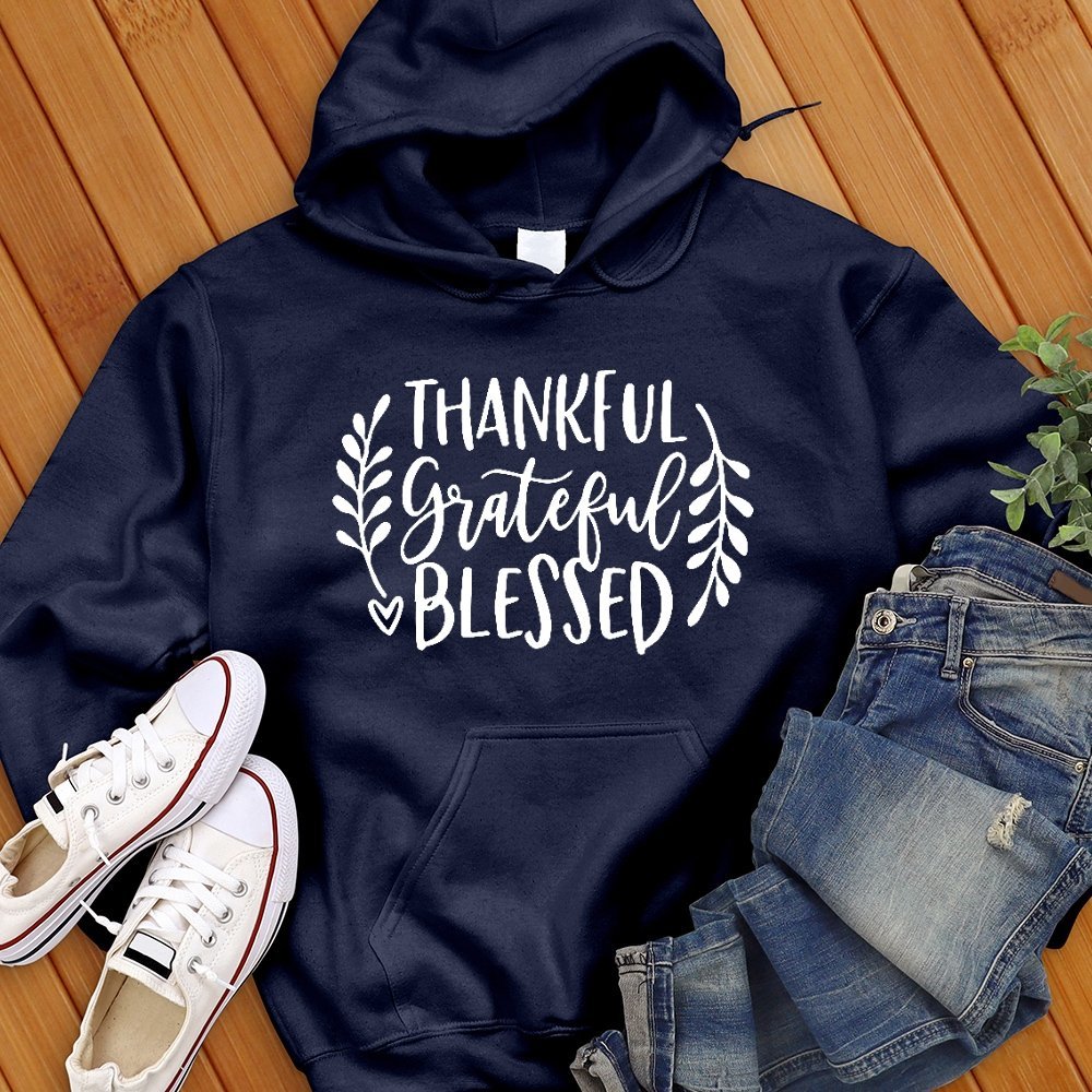 Thankful Grateful Blessed Sweatshirt - Love Tees