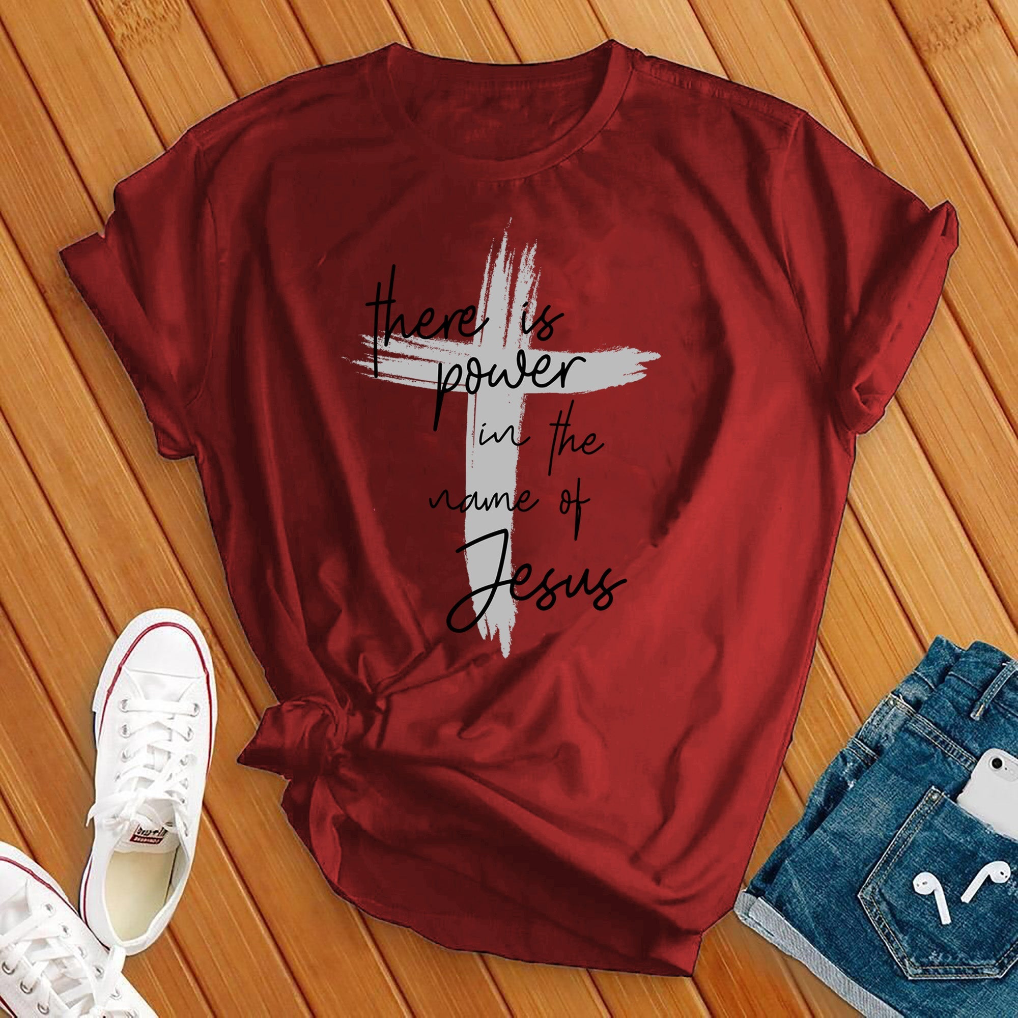 There Is Power in the Name of Jesus Tee - Love Tees