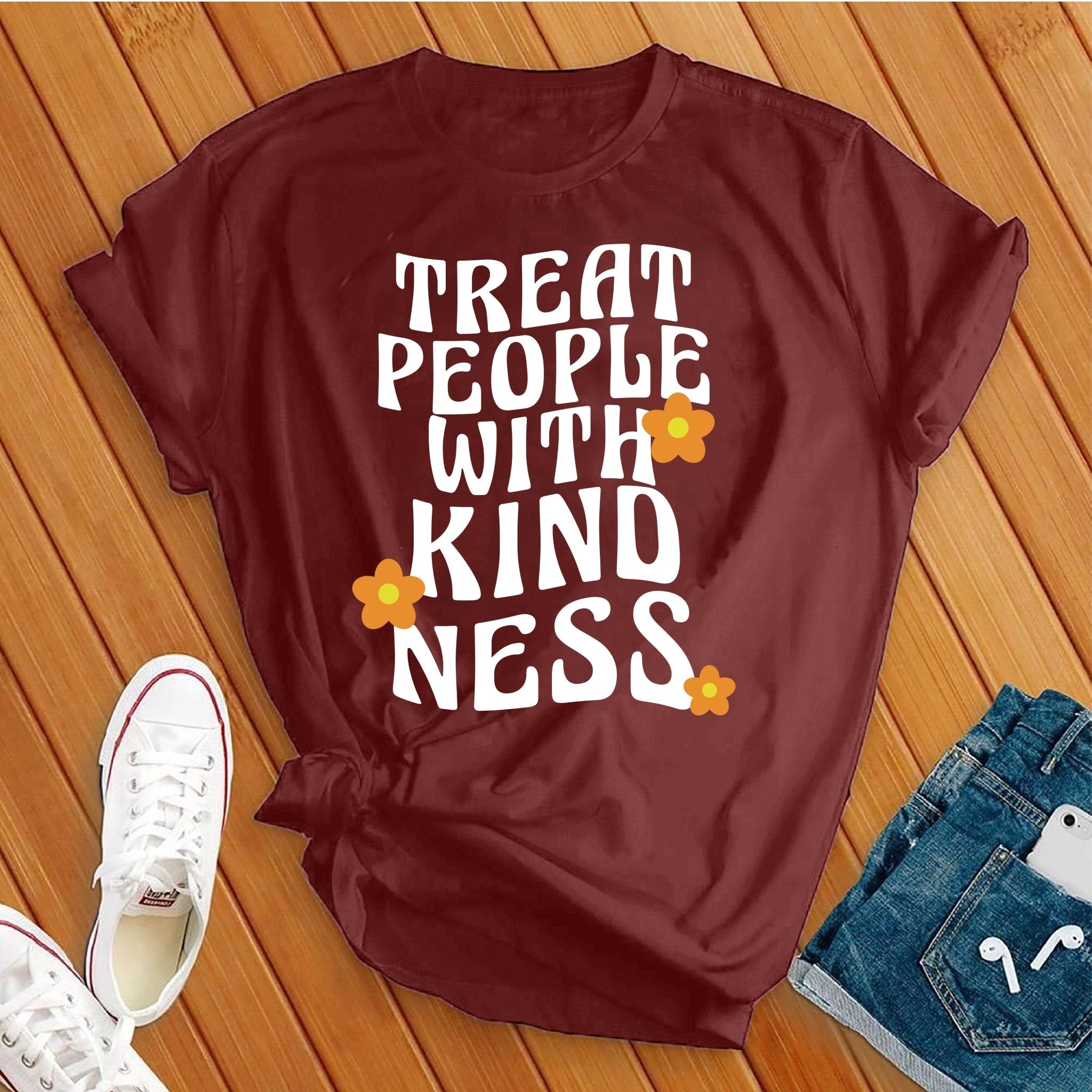 Treat People With Kindness Retro Tee - Love Tees