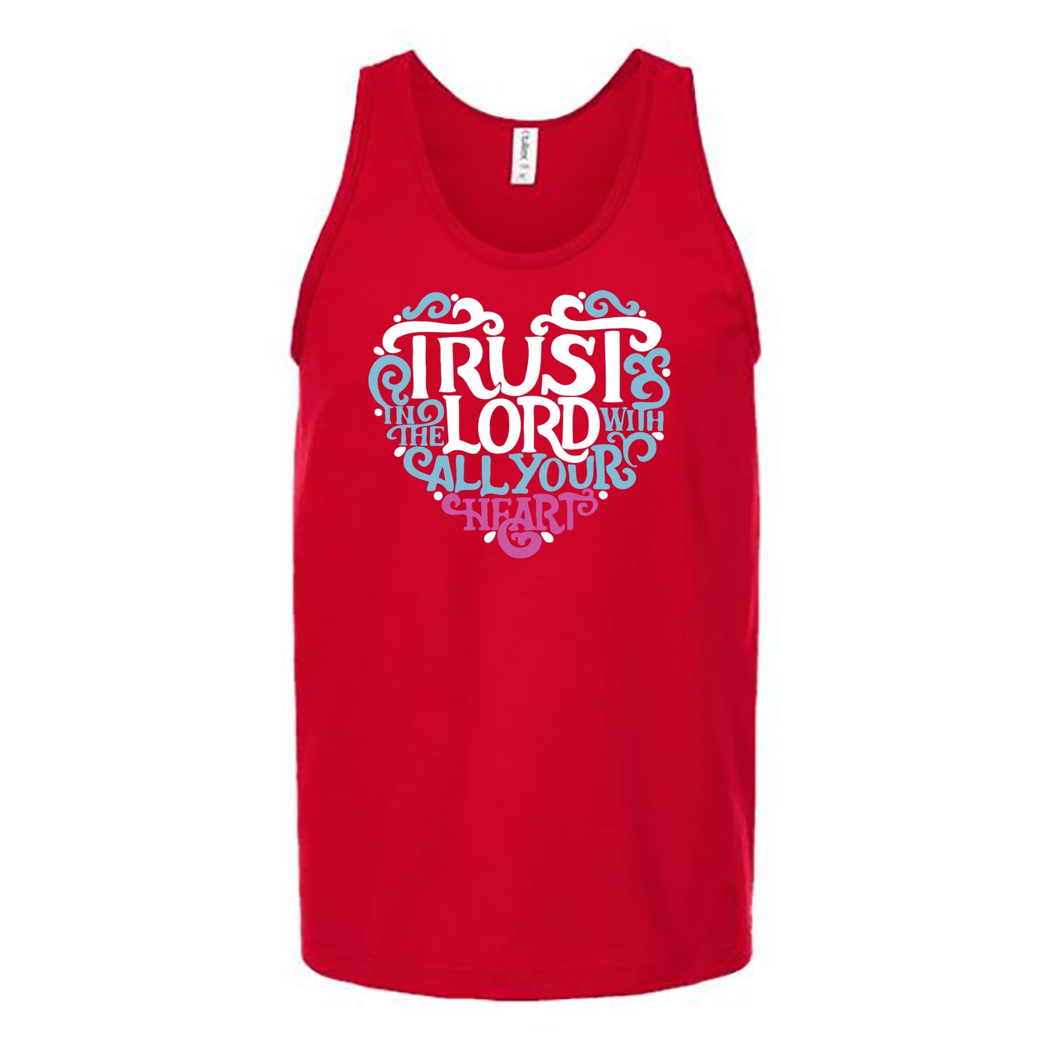 Trust In The Lord Heart Unisex Tank Top - Love Tees