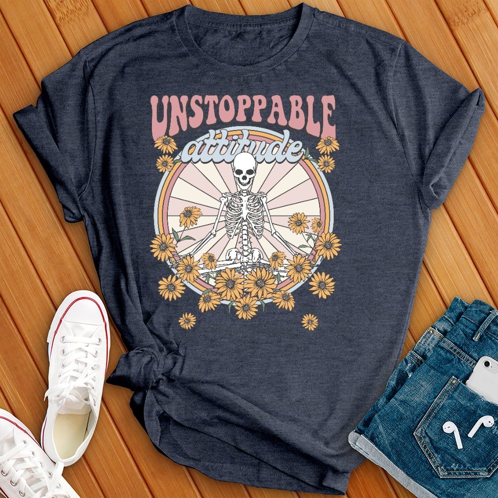 Unstoppable Attitude Floral T- Shirt - Love Tees