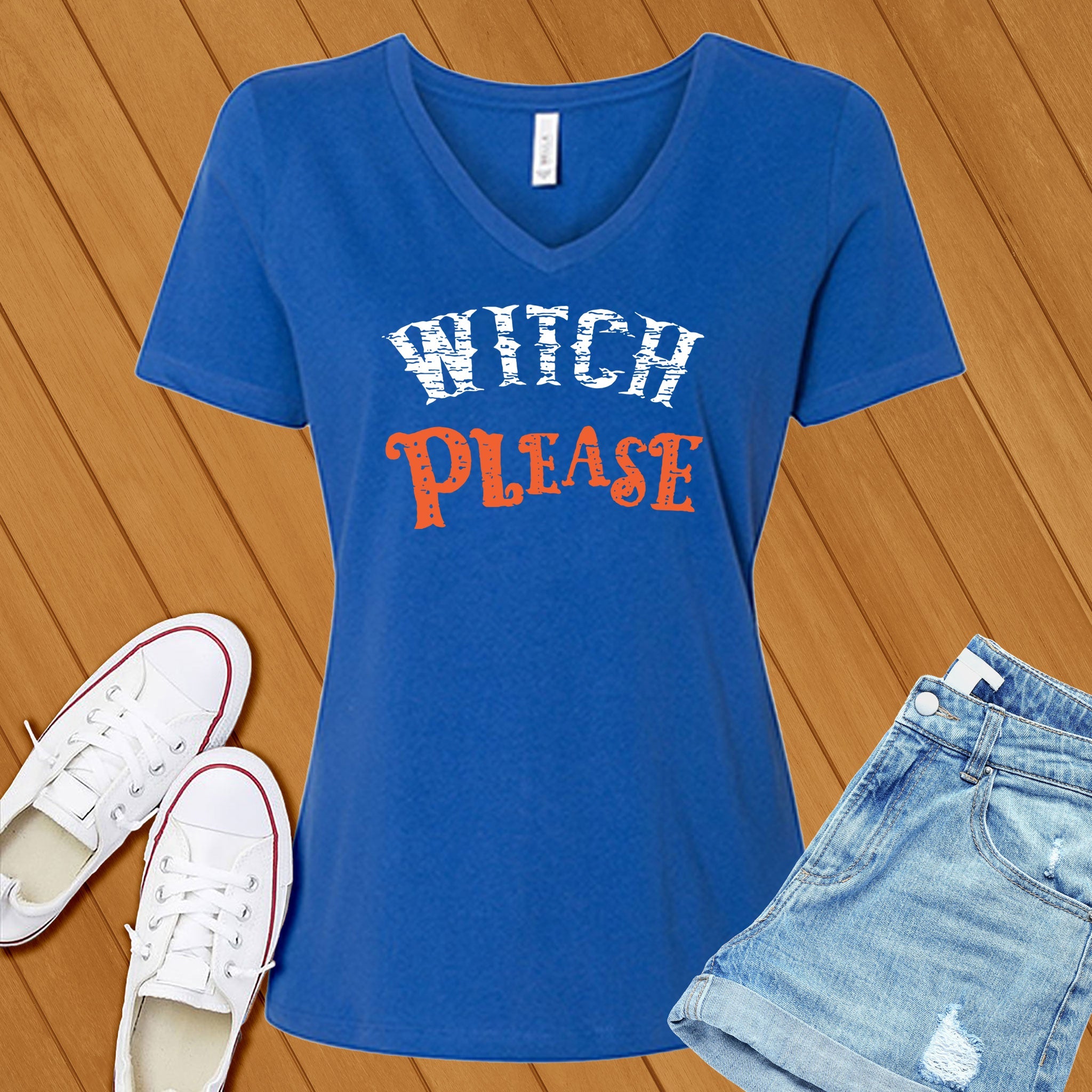 Witch Please V-Neck - Love Tees