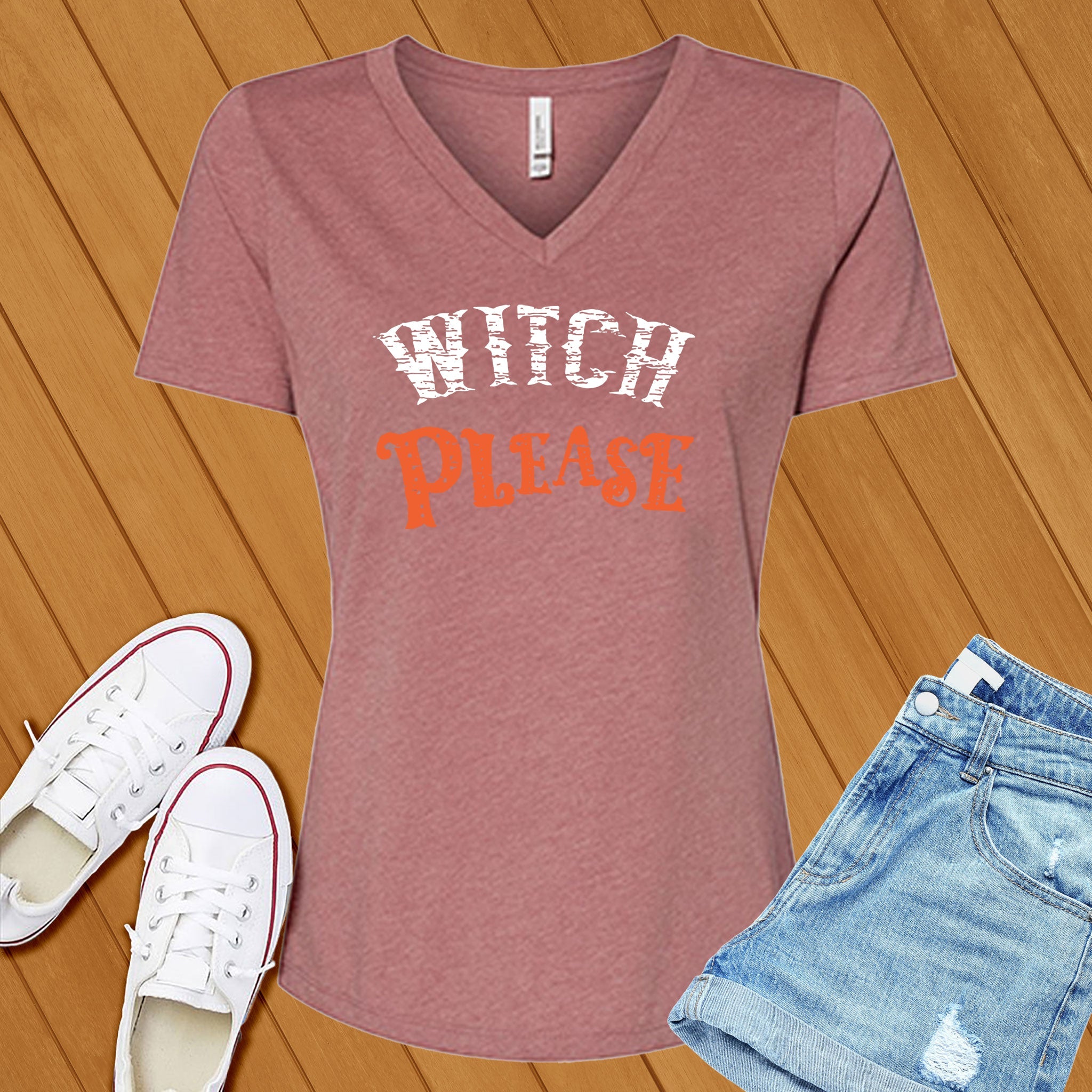 Witch Please V-Neck - Love Tees